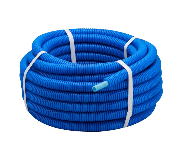 Couronne Tube PER Gainé Bleu Ø12 - Longueur 15 mètres NOYON & THIEBAULT
