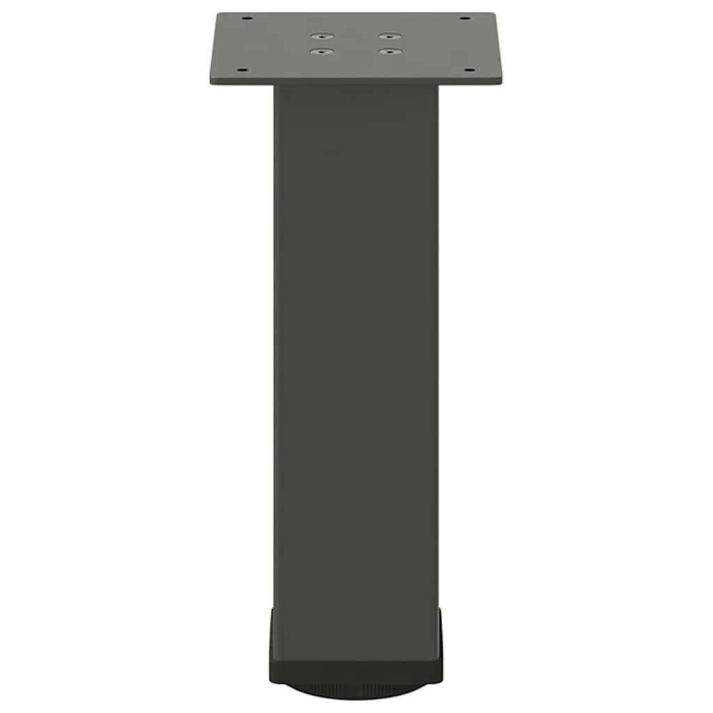 Pernas para mesa de centro 4 peças aço antracite 42-44 cm - COMFORTXL - 6