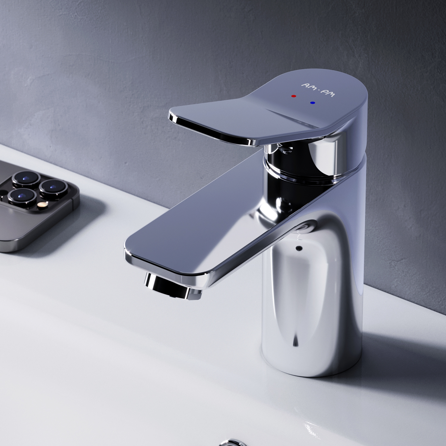 Jednouchwytowa bateria umywalkowa Bateria umywalkowa chrom, X-Joy rozmiar S, FXA02100 AM.PM