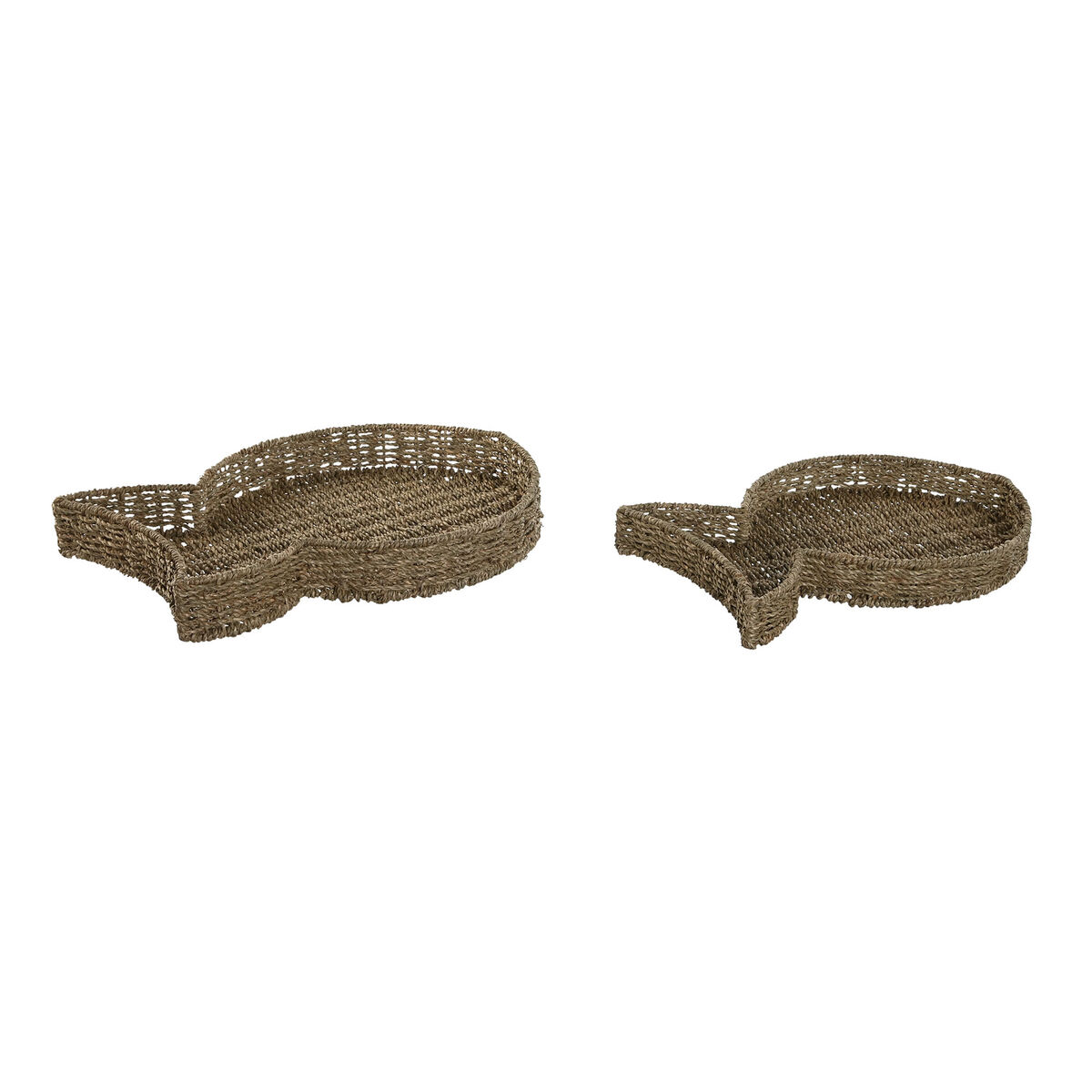 Jeux de plateaux home esprit naturel m tal poisson m diterran en 49 x