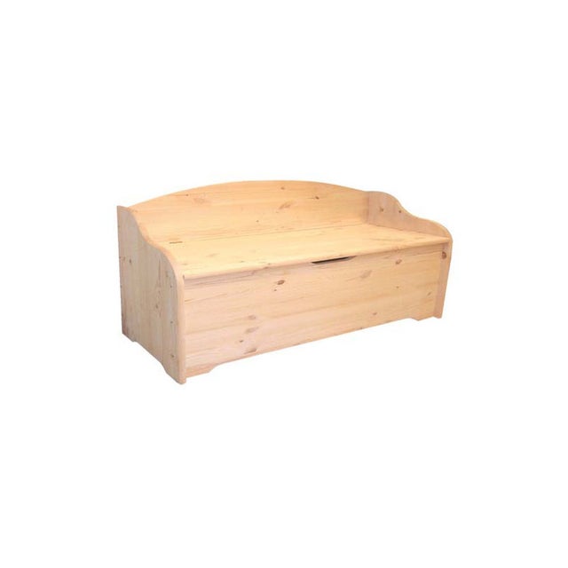 Cassapanca In Legno Massello 45x45x60 Cm - Baule Per Interni/Esterni, Naturale O Colorato - Foto 5