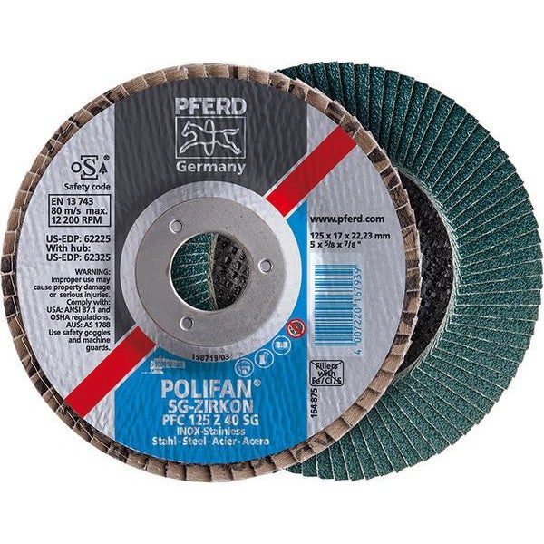 Polifan® Fan Disc PFF 125 Z 40 SG/22.23 VPE: 10 | Leroy Merlin