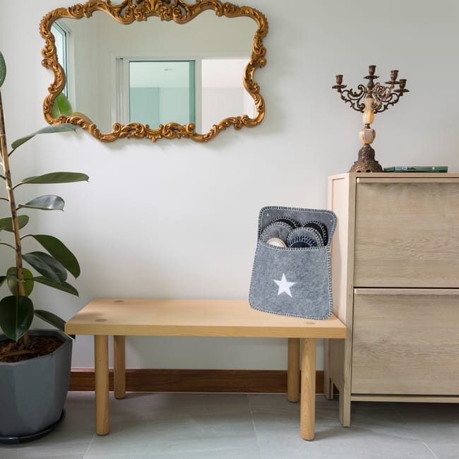 Relaxdays Zapatillas Invitados, Pares, Zapatos de Andar por Casa