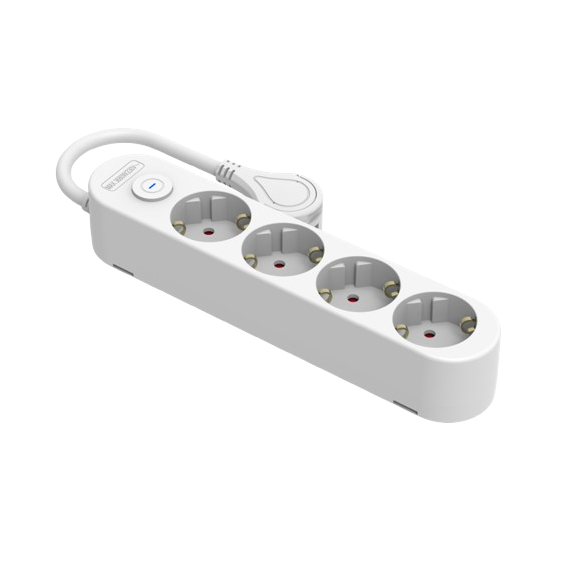 Base eléctrica multienchufe PROTEK PLUS con 4 tomas de Silver ...