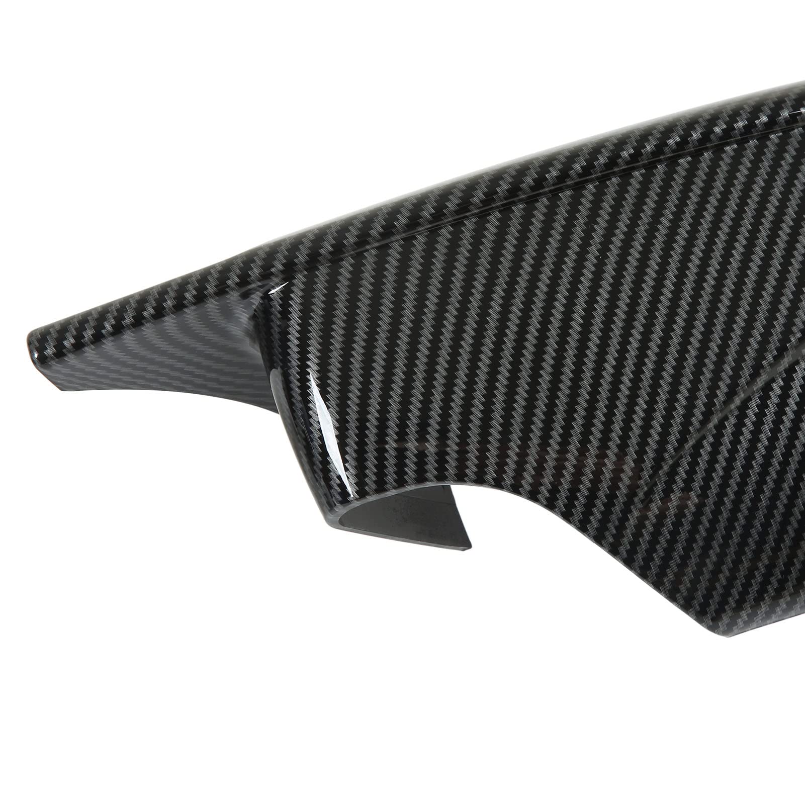 Copri specchietti retrovisori laterali sinistro e destro in stile clacson per berlina E46 Serie 3 1998-2005 (stile fibra di carbonio) - 8