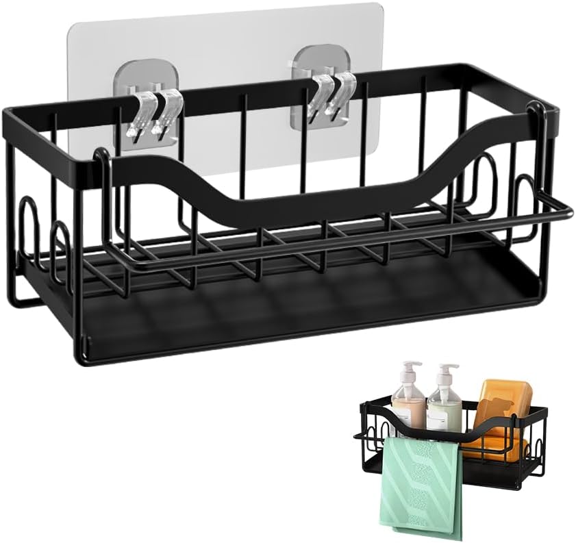 Uchwyt na gąbkę do zlewu kuchennego, stojak do przechowywania gąbki do zlewu kuchennego, uchwyt na gąbkę do zlewu ze stali nierdzewnej