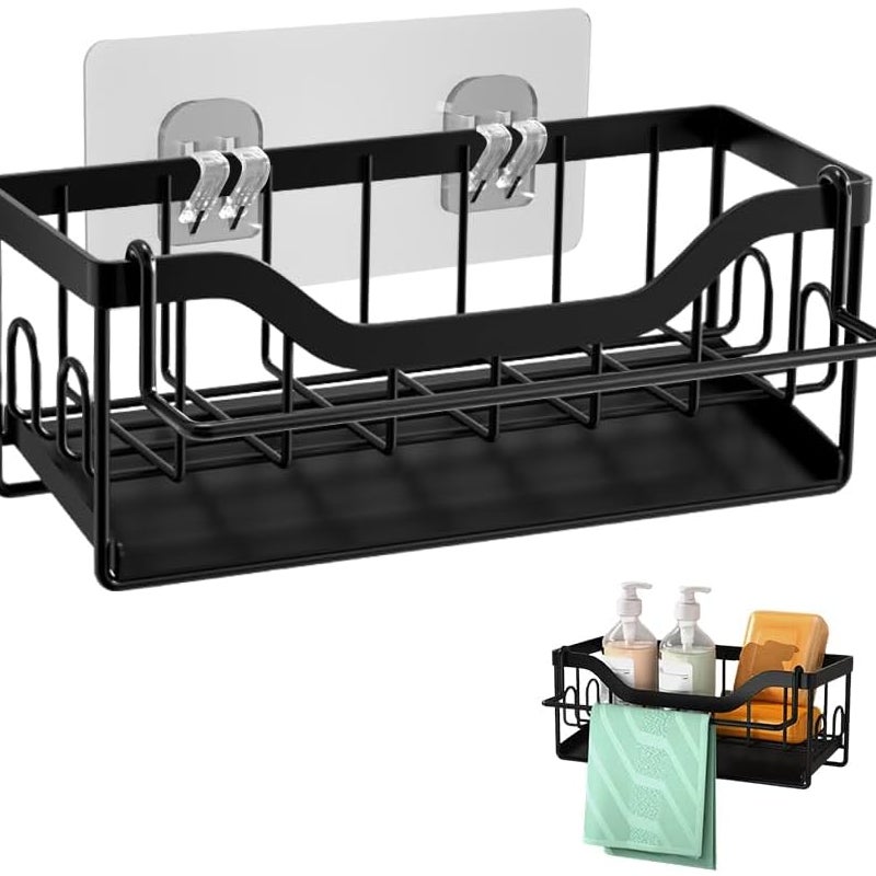 Uchwyt na gąbkę do zlewu kuchennego, stojak do przechowywania gąbki do zlewu kuchennego, uchwyt na gąbkę do zlewu ze stali nierdzewnej