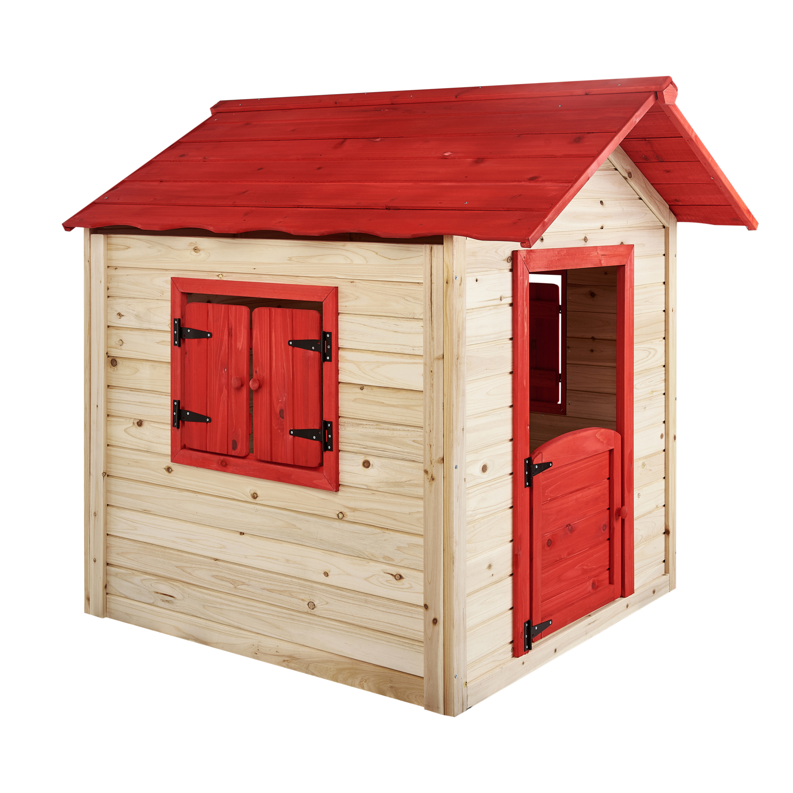 Cabane de jardin pour enfants PELOPIO Bois de sapin Marron clair - 7
