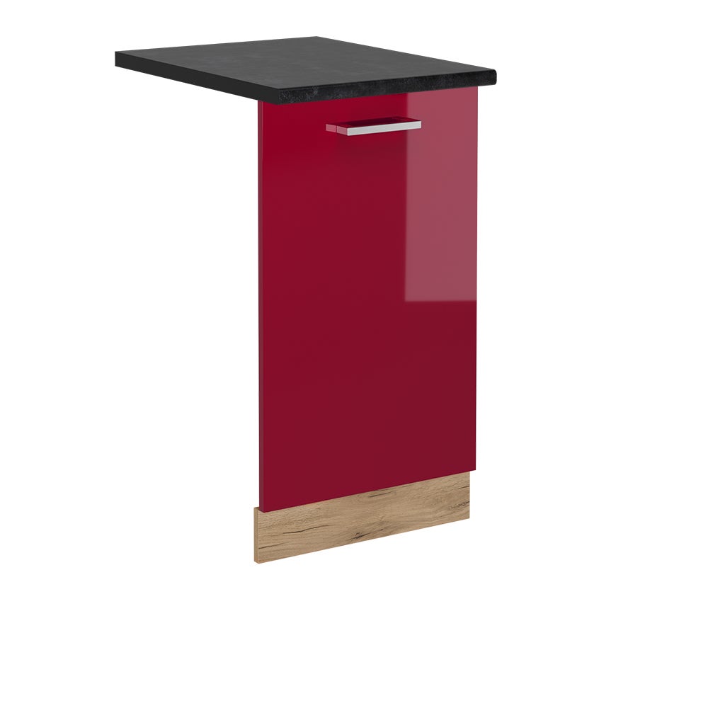 Vicco Panel przedni zmywarki R-Line, Czerwony połysk, 45 cm , BP Antracyt
