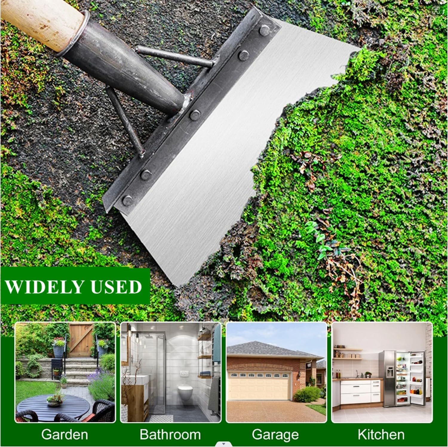 Pelle Jardinage, Pelle de Nettoyage Multifonctionnelle, Outillage de Jardin, Outil de Désherbage, Pelle de Jardin pour Les Mauvaises Herbes - 3