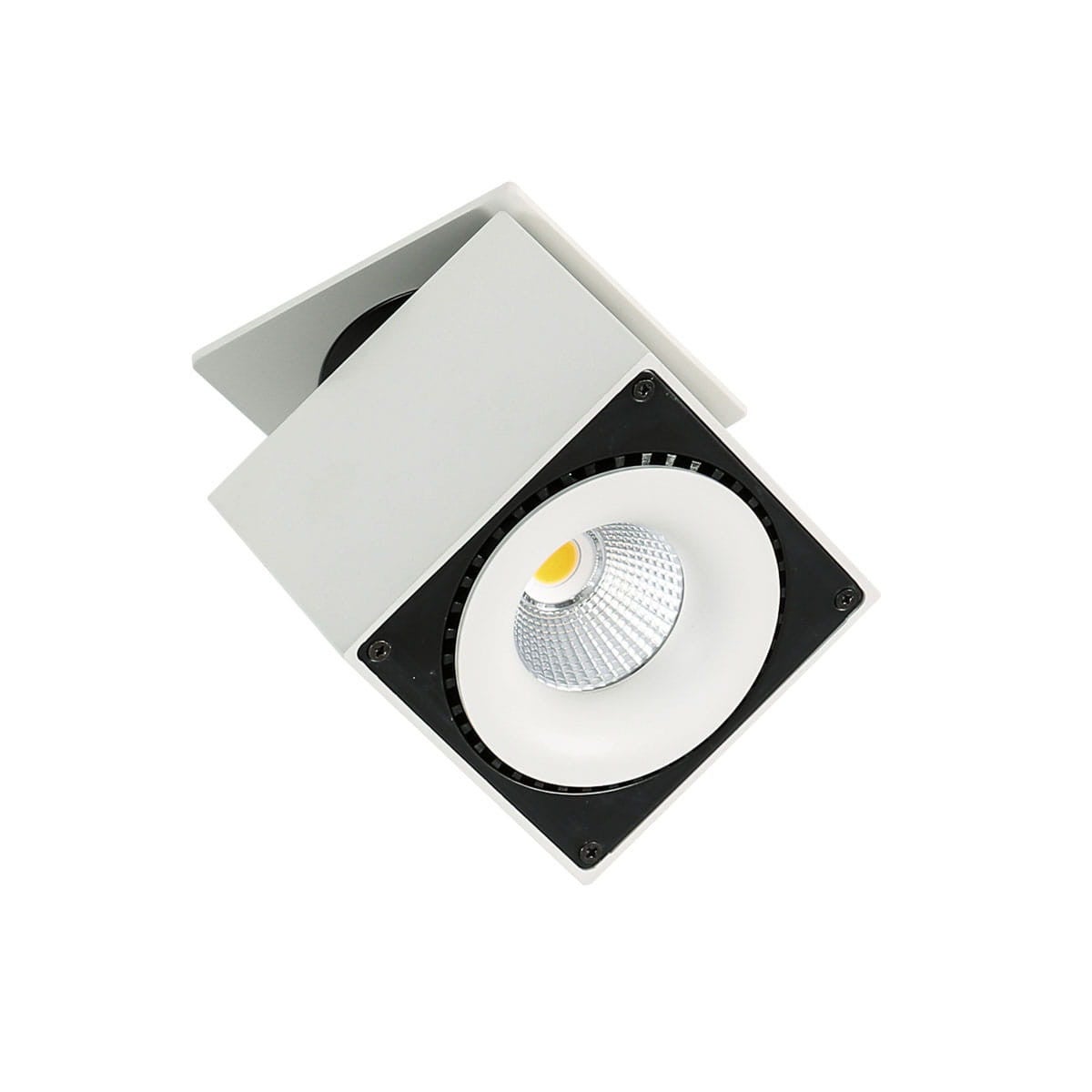 Oprawa stropowa sufitowa wpuszczana Sevilla biała LED 28W 3000K 2350lm wym: 10 x 10 x 10 cm kwadratowa Italux