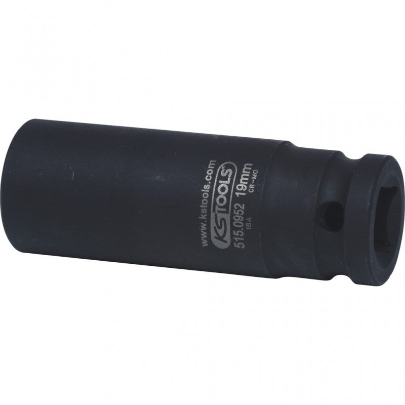 Douille à Chocs Longue 1/2" 13mm KS Tools - Chrome Molybdène - Pour Clés à Choc Uniquement