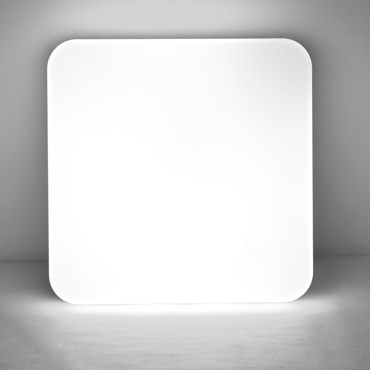 NETTLIFE Plafón LED 22CM Lámpara de baño cuadrada IP54 18W blanco 5000K - 8