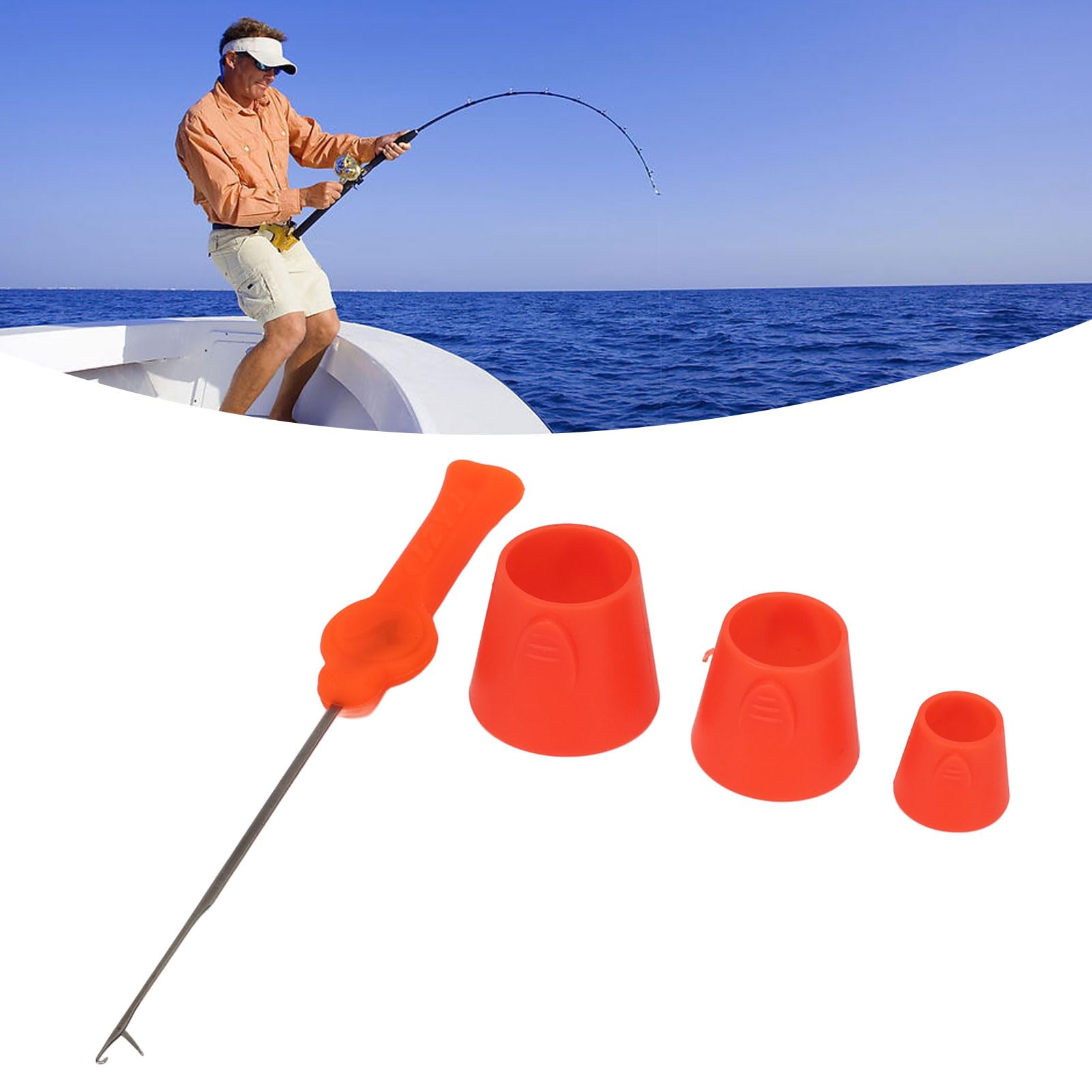 Kit Outils Pour Pêche à La Carpe - 4 Pièces En Acier : Aiguille à Bouillette, Crochet, Lèvre, Foret - Marque Dennet