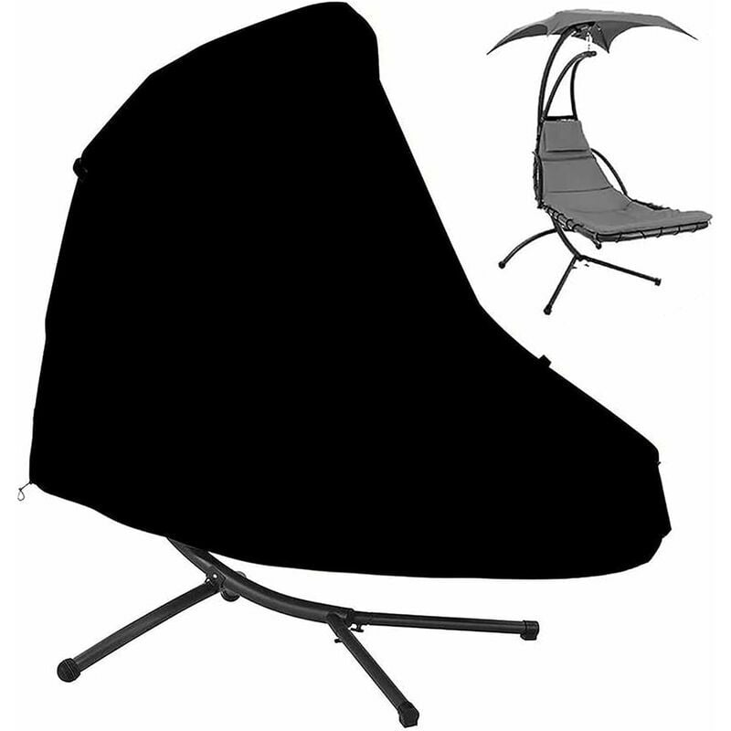 Pokrowiec na krzesło wiszące Oxford 185x116x198 cm, odpowiedni do huśtawek ogrodowych, balkonów, trawników i ochrony mebli