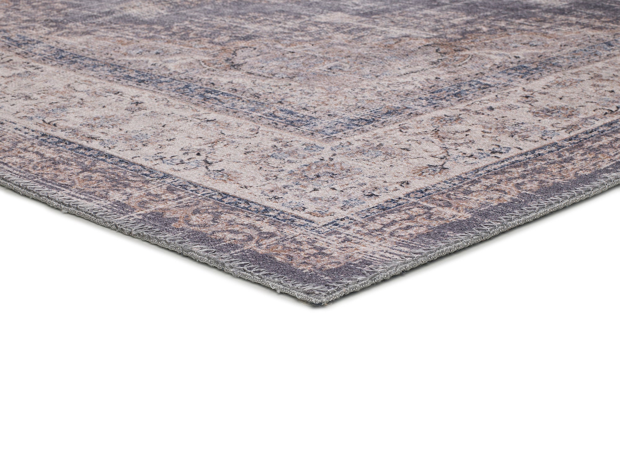 Tapis intérieur gris rectangulaire l.140 x L.200 cm NEILA vintage - ATTICGO - 3