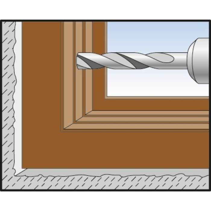 Vis de fixation FFS - Fischer - Tête fraisée - 7,5 x 62 mm - Boîte de 100 - 2