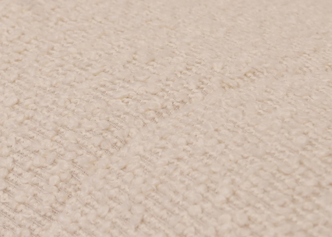Fauteuil à bascule design avec accoudoirs assise large en tissu bouclé beige structure bois massif naturel 04_0009810 - 3