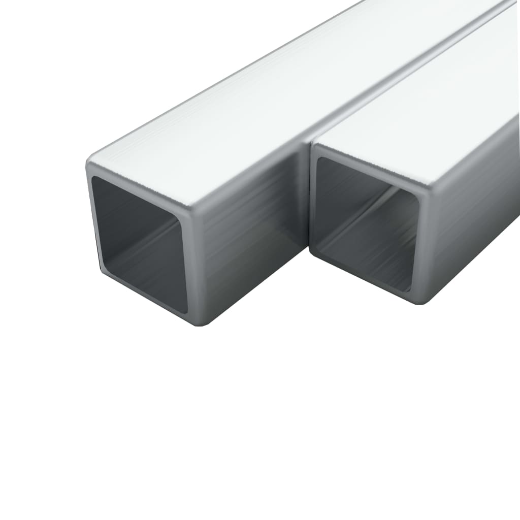 LeMétal – Tube carré acier galvanisé 60x60x2 mm (60 cms) - Longueur au choix de 50 à 300 cms - Bouchon plastique offert LeMétal – Tube carré acier galvanisé 60x60x2 mm (60 cms) - Longueur au choix de 50 à 300 cms - Bouchon plastique offert