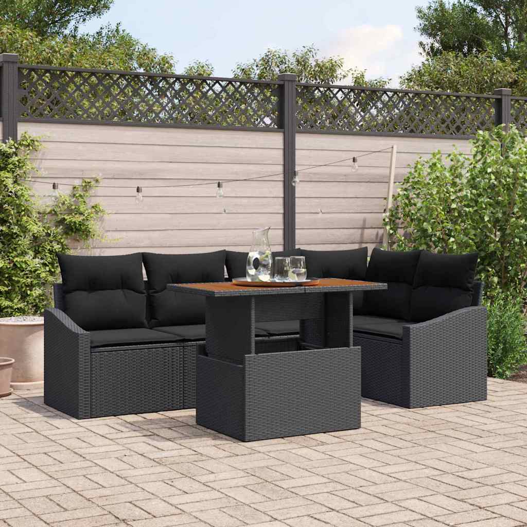 Odeon Salotti Da Giardino Rattan Sintetico VidaXL Set Divano Da