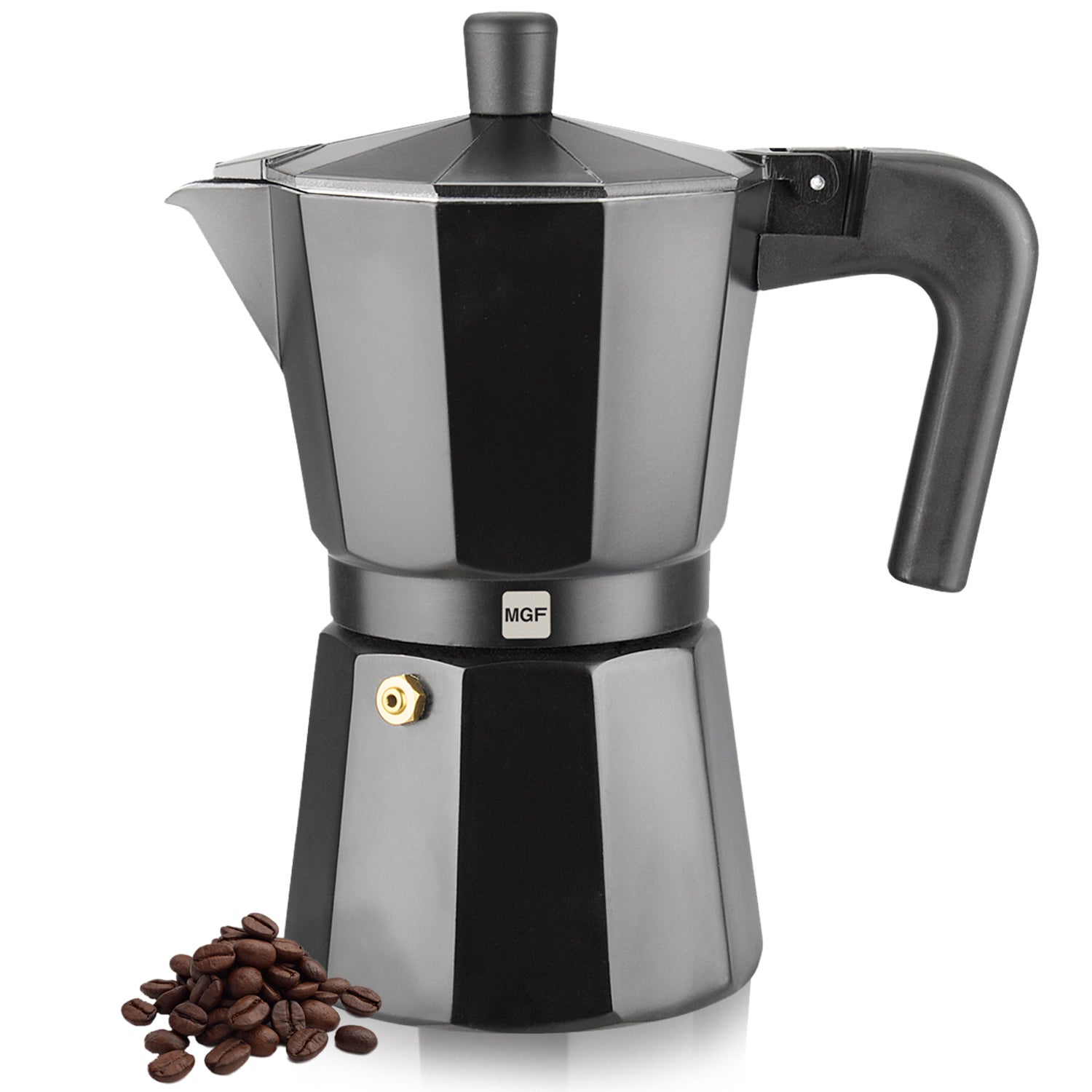 Magefesa Negro Cafetera Italiana Kenia Noir 3 Tazas - Imagen 2