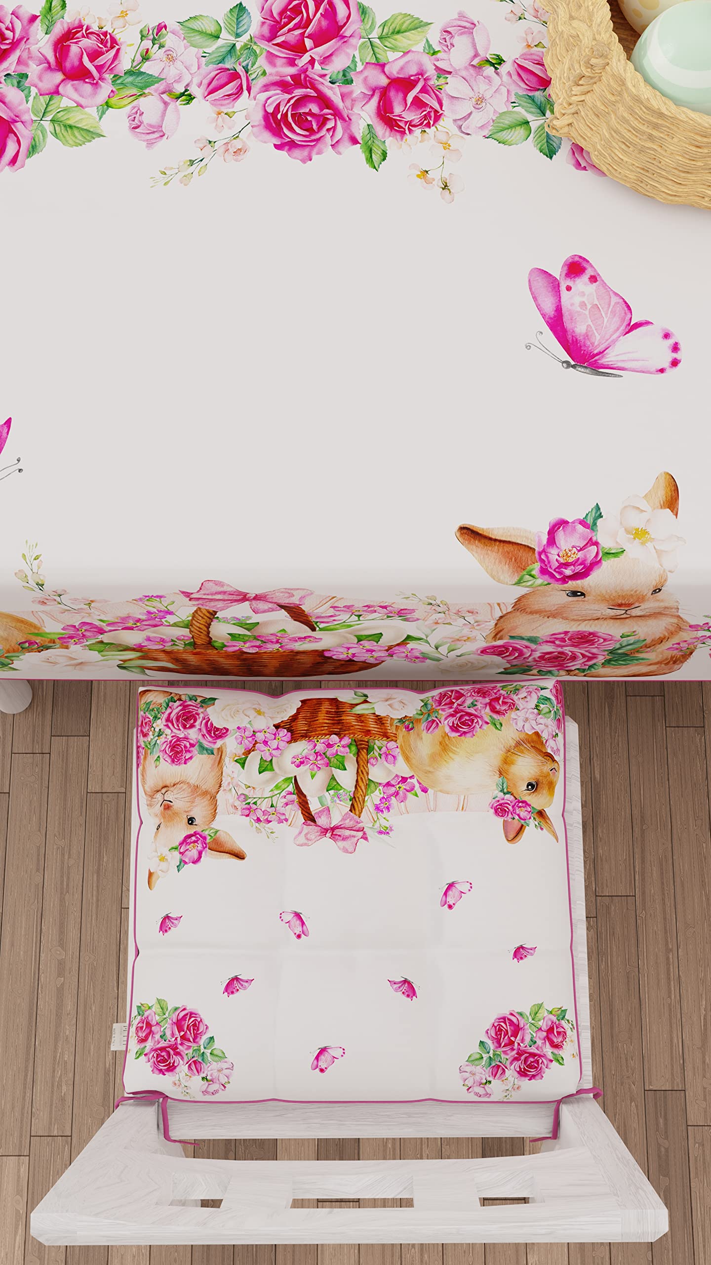 ABAKUHAUS Gris Nappe, Dentelle Florale Inspirée, Linge de Table Rectangulaire pour Salle à