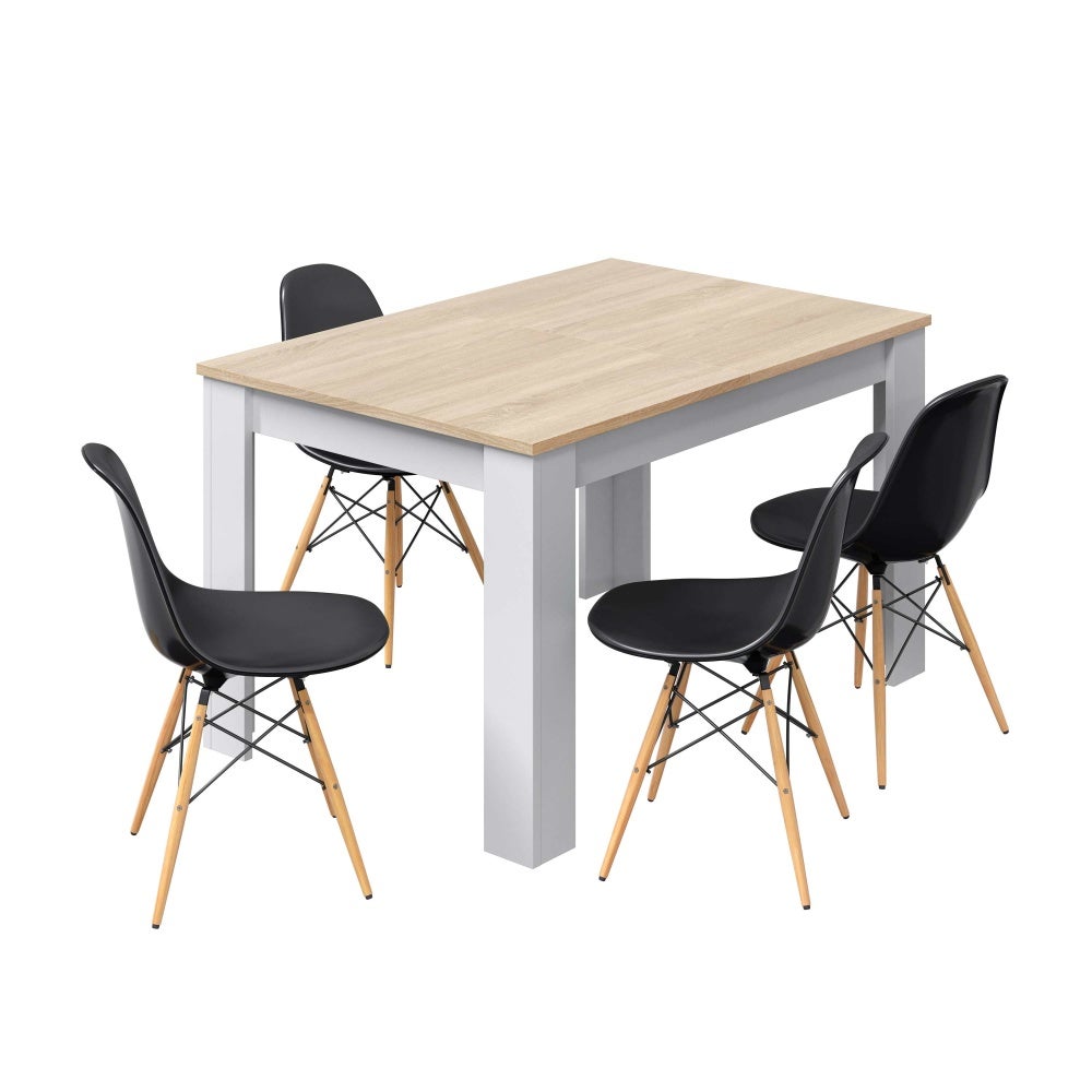 Fores  Mesa De Comedor Extensible Jimena Blanco , Leroy Merlin