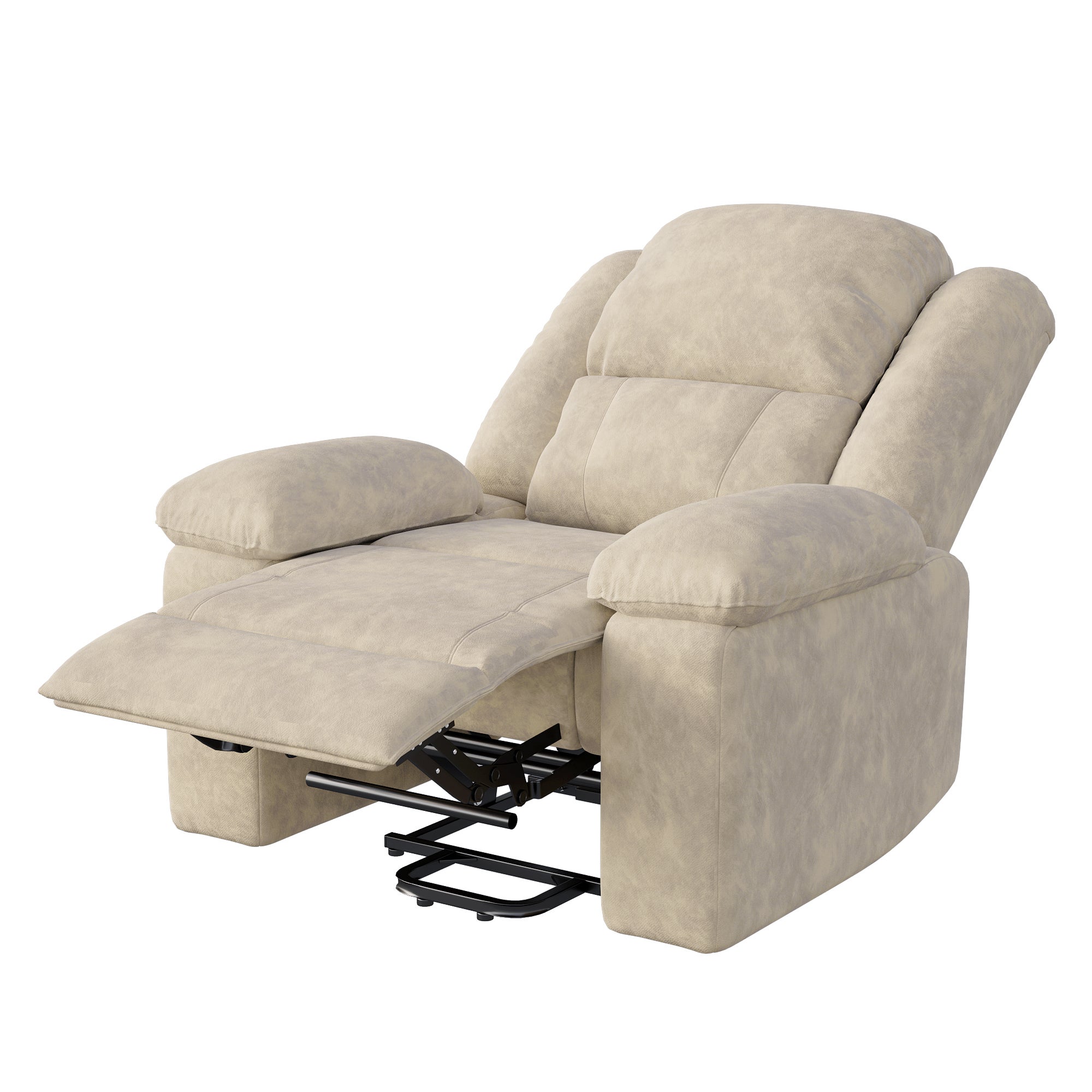 Fauteuil releveur électrique,fauteuil massant relaxation avec fonction massage et chaleur,aide à la verticalisation,chauffage,repose-pieds,port usb - 8