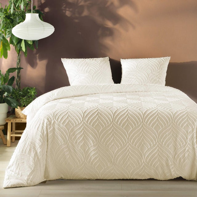 Parure de lit Heltie Ivoire 240x220