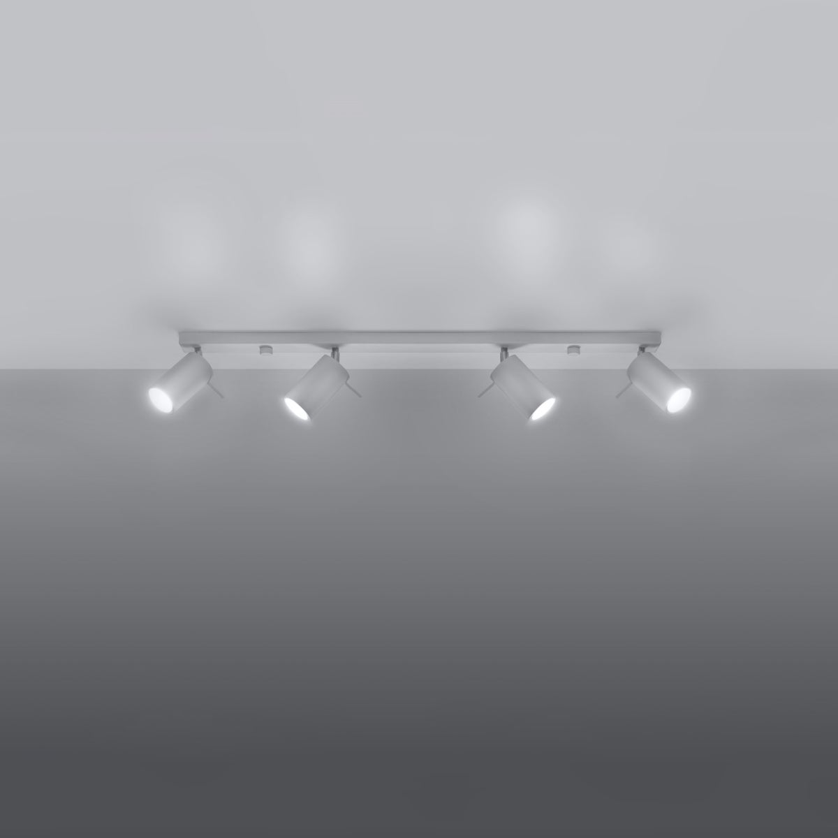 Plafon BRIIX 4L biały LED 3000K - 80x6x16cm Sollux