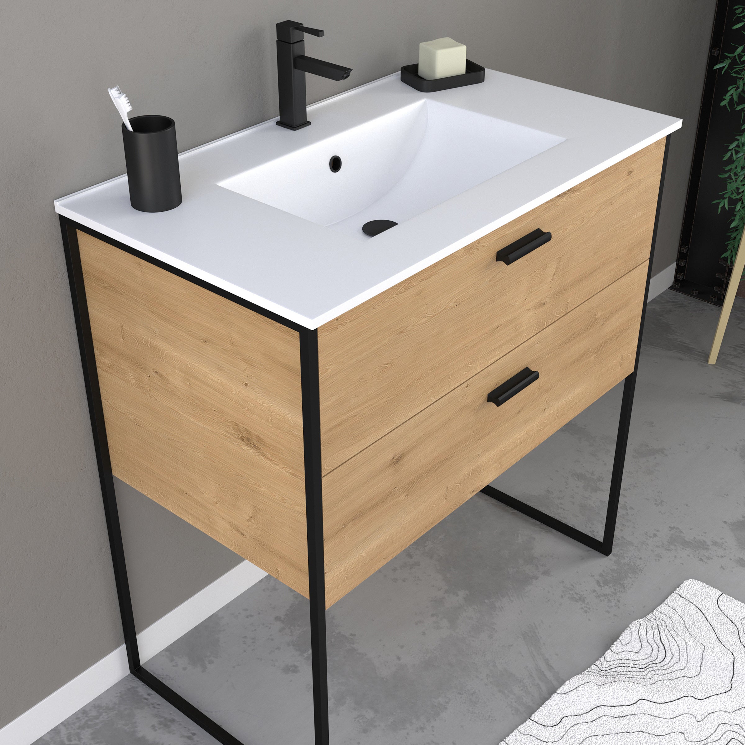 Mobili bagno Industrial | Leroy Merlin