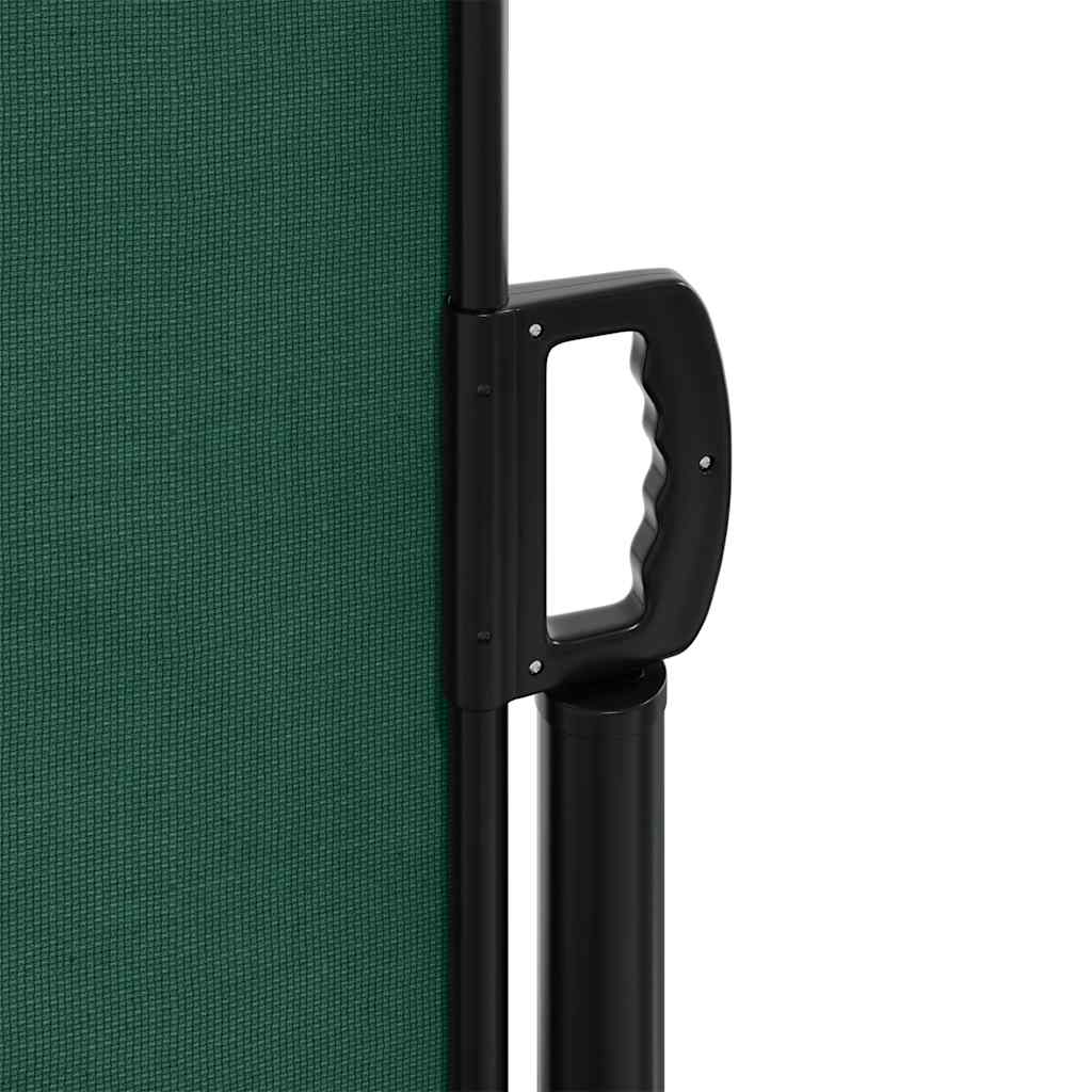 vidaXL Auvent latéral rétractable vert foncé 220x300 cm - 7