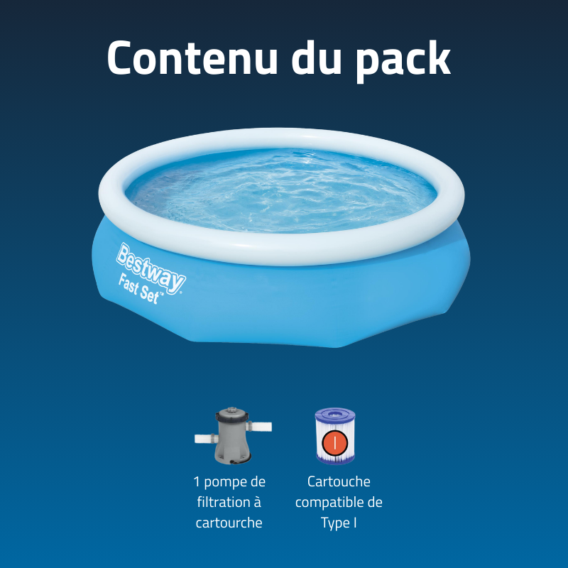 Piscina Inflável 305x76 cm Bestway 57270 com Filtro - 4