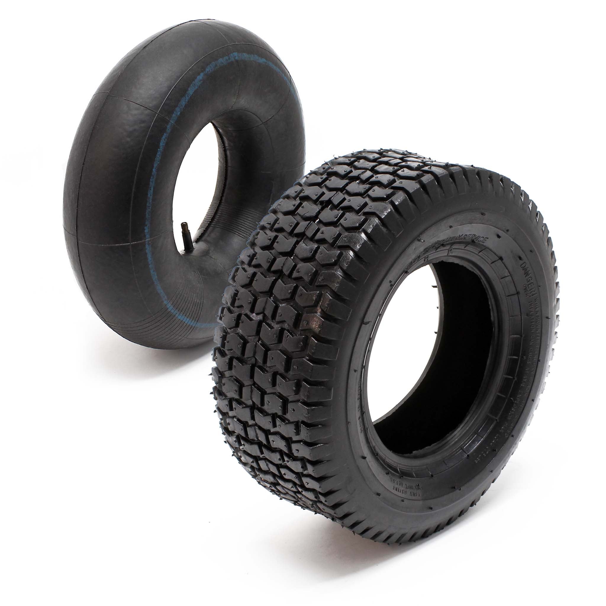 Pneu Caoutchouc 3.00-4 Pour Roue De Tondeuse à Gazon Ou Chariot - 4P, Neuf