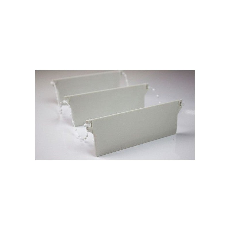 Peso da fita cega vertical 127mm - Fabricado em Itália - PVC resistente - 5cm de altura - 2