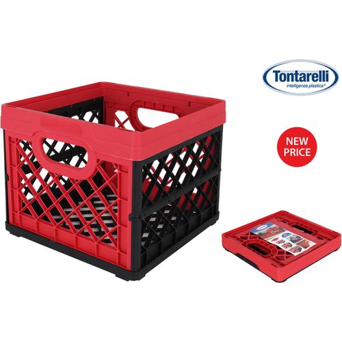 Scatola Multiuso Tontarelli Pieghevole Plastica (33,5 x 33 x 27,9 cm) - 2