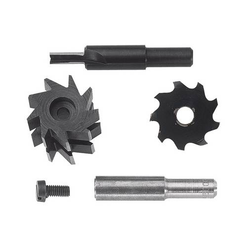 Wolfcraft Set di frese universali WS, 4 pezzi, 3254000Fresa WS in acciaio per utensili per la fresatura di legno duro e dolce