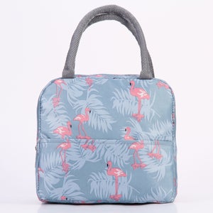Borsa termica con doppia tasca, borsa pranzo di grande capacà, con