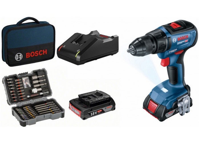 Wiertarko-wkrętarka Bosch GSR 18V-50 bezprzewodowa 18V 50 Nm