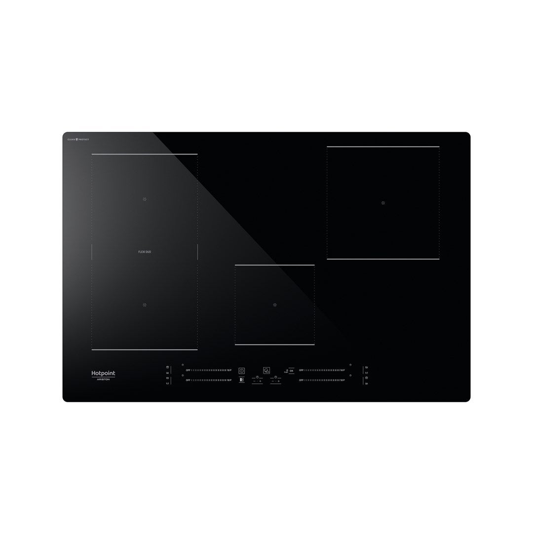 Plaque induction Hotpoint HS1377CCPNE 77 cm noire