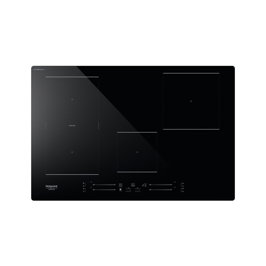 Plaque induction Hotpoint HS1377CCPNE 77 cm noire