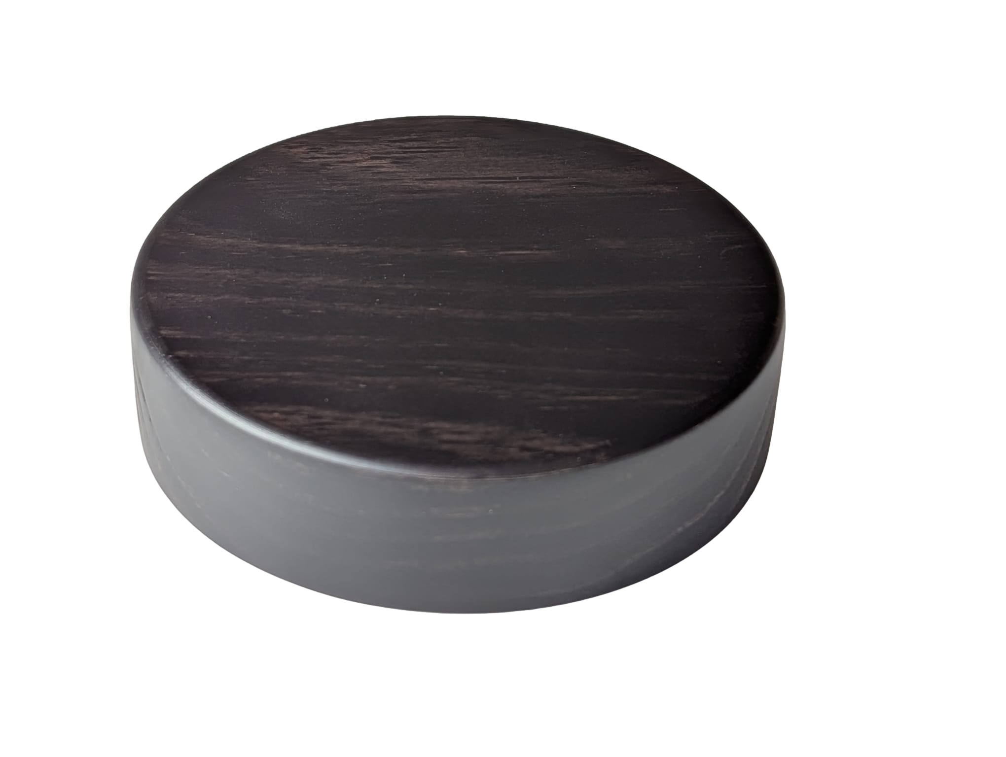 Socles Circulaires En Bois Massif. Diamètre : 12 Cm. Épaisseur : 3 Cm Finition Vernis Noyer Mat 91510268