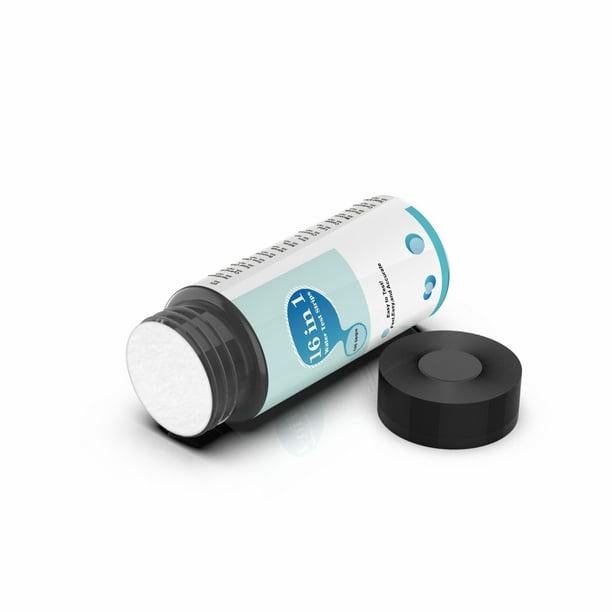 Kits d'analyse d'eau potable - 50 bandelettes - Kit d'analyse 16 en 1 pour eau de puits et eau potable - Bandelettes de test pour la dureté, le pH, le - 5