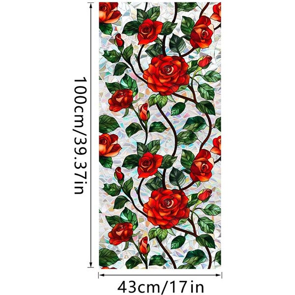 Film Adhésif Décoratif Dimex – Protection Crédence Cuisine – Motif Cristal Rouge