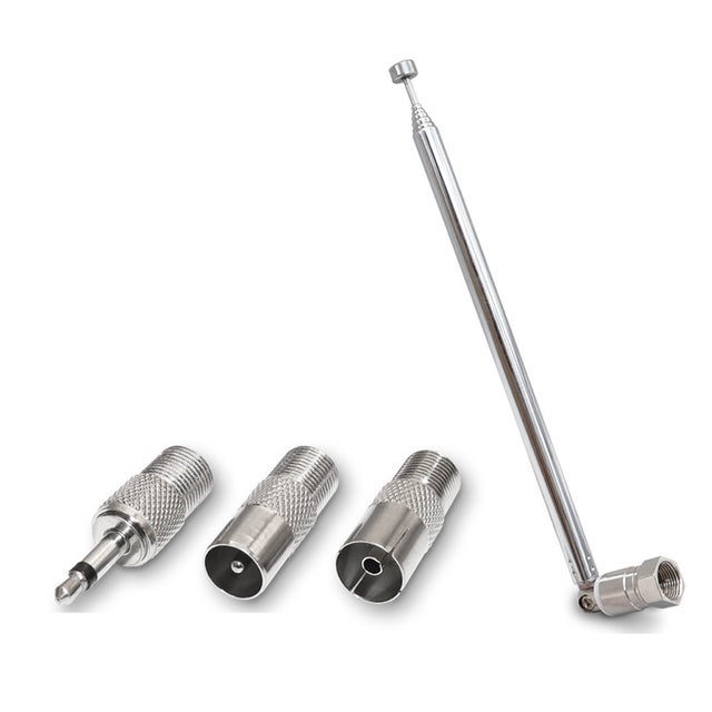 Radio FM Chaine HiFi, Ancable Télescopique pour Mini-Récepteur AV Dab AM 75 Ohm pour Denon, Roberts, Marantz, Yamaha, Hitachi, Tivoli Audio, Pionnier