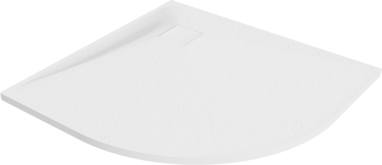 Mexen Bert brodzik półokrągły SMC 90 x 90 cm, biały - 4KR109090