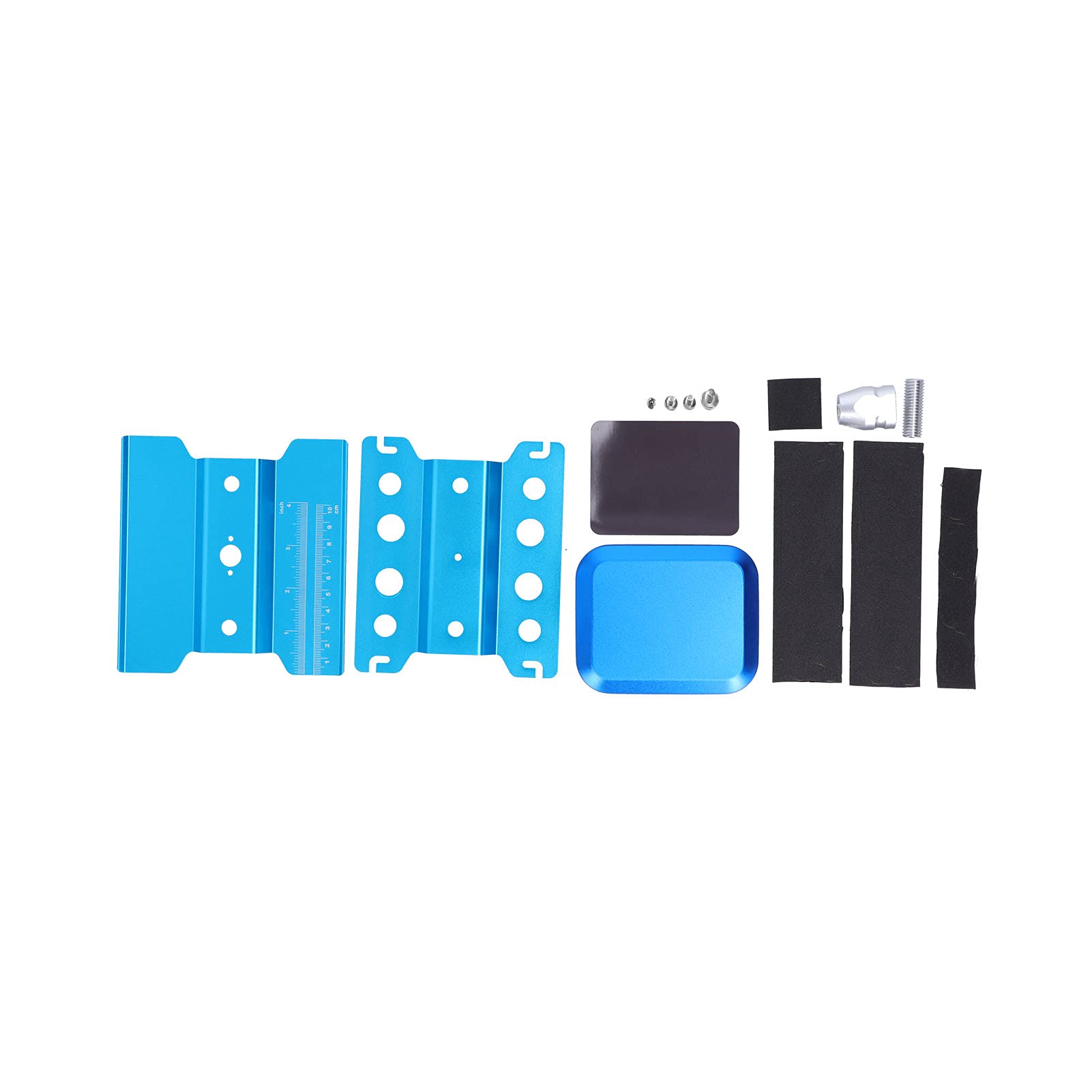 HobbyPark Support de réparation de voiture RC en alliage d'aluminium - Rotation à 360 degrés - Outils élévateurs ou inférieurs pour voitures et
