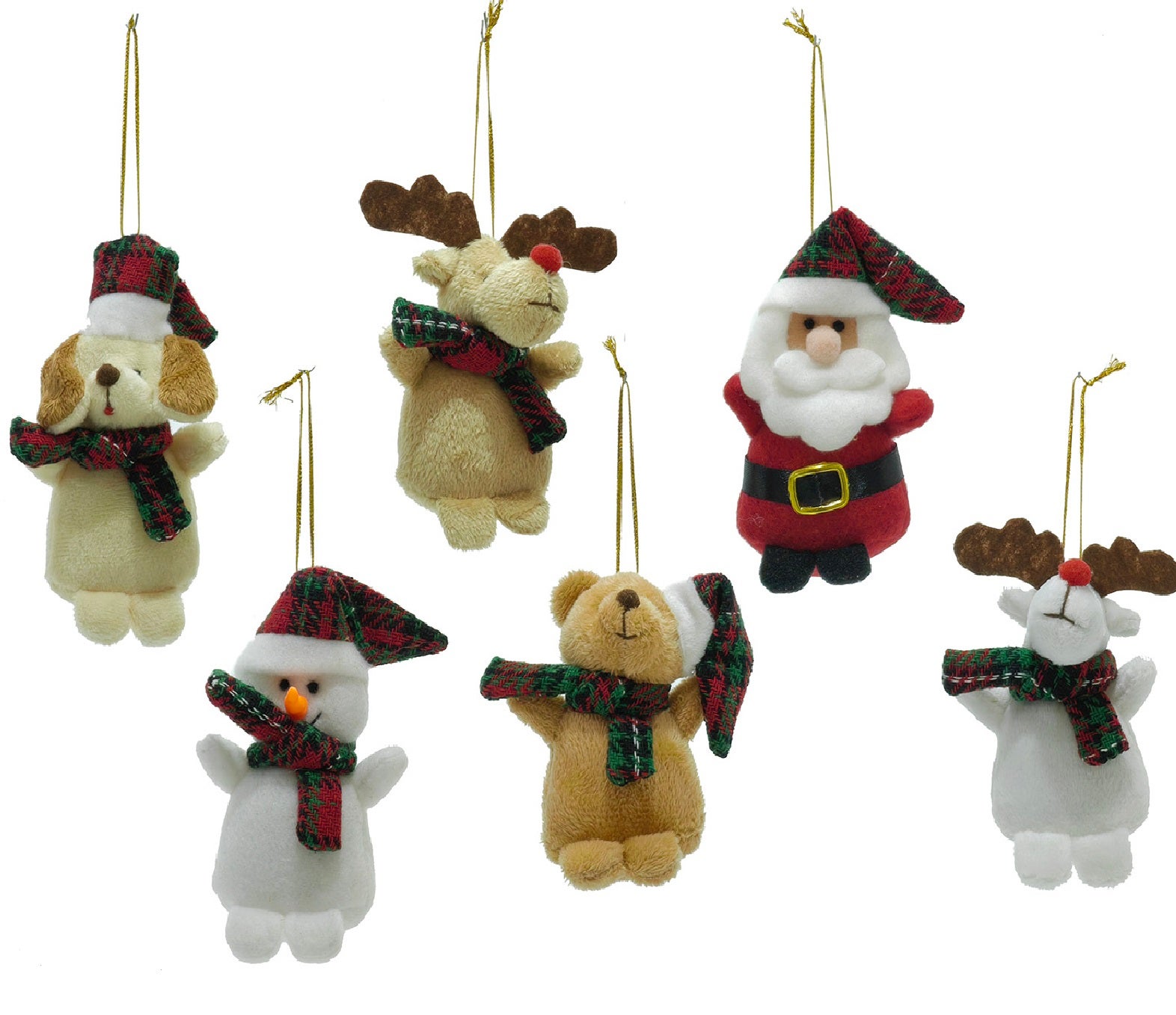 2 pezzi Gnoi di peluche di Natale Decorazioni natalizie svedesi