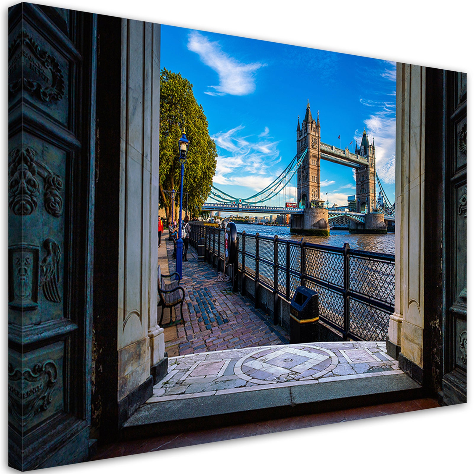 Obraz na płótnie, Widok na Tower Bridge 120x80