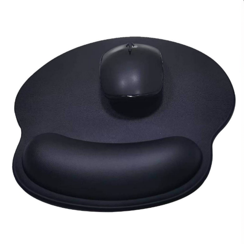LAMAME Moderno tappetino per mouse rotondo con stampa libellula con blocco di precisione e base in gomma antiscivolo, per casa, ufficio, viaggi, gioco